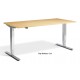 Cromo Dual Motor Chrome Height Adjustable Desk